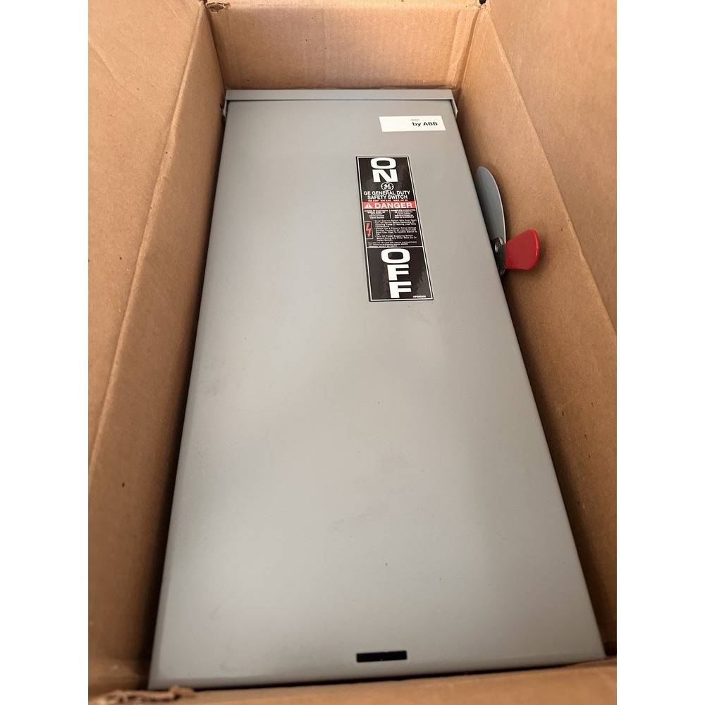 GE TG3223R 100 Amp 240V 3 Phase Fusible Outdoor Safety Switch Disconnect